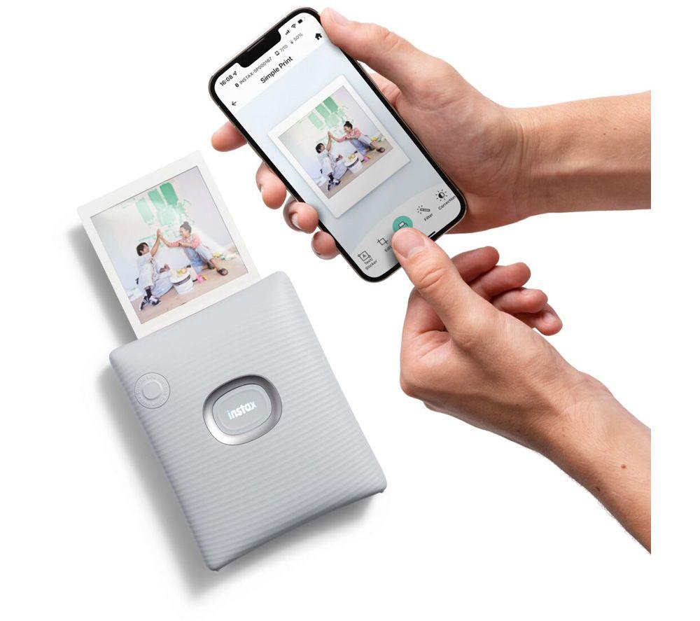 INSTAX Square Link Wireless Photo Printer - Ash White
