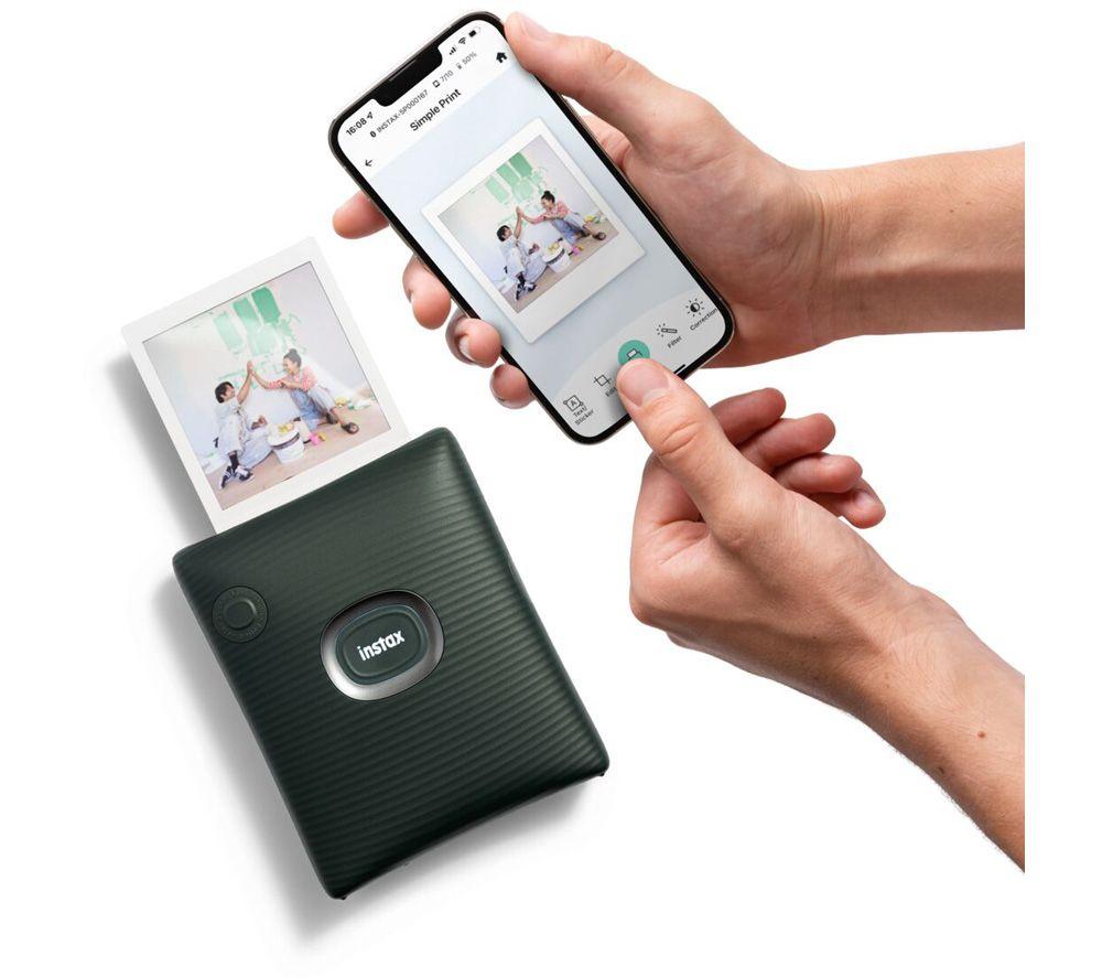 INSTAX Square Link Wireless Photo Printer - Midnight Green