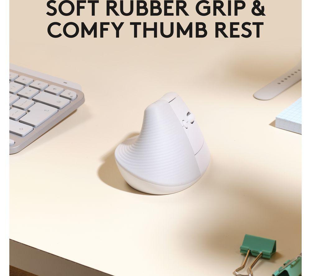Ratón ergonómico óptico inalámbrico vertical LOGITECH Lift para Mac - Gris espacial