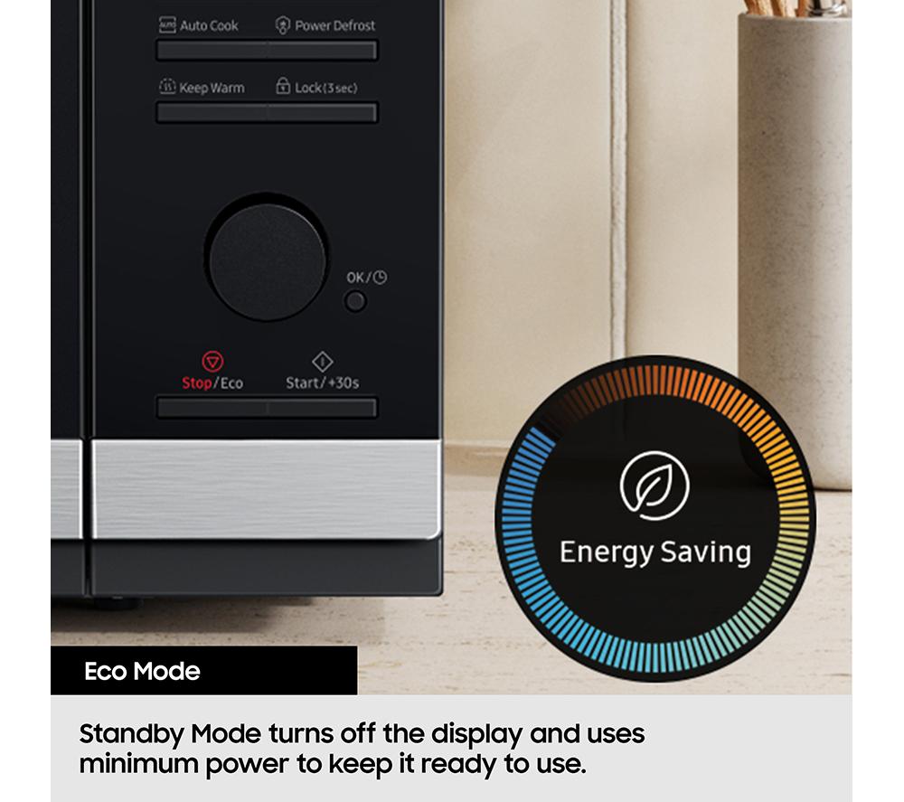 SAMSUNG MC28H5013AS/EU Microondas combinado - Plateado