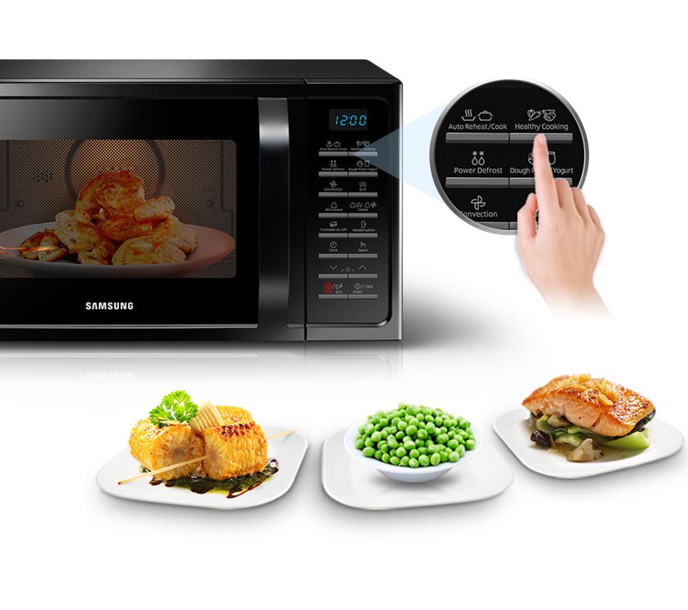 SAMSUNG MC28H5013AS/EU Microondas combinado - Plateado