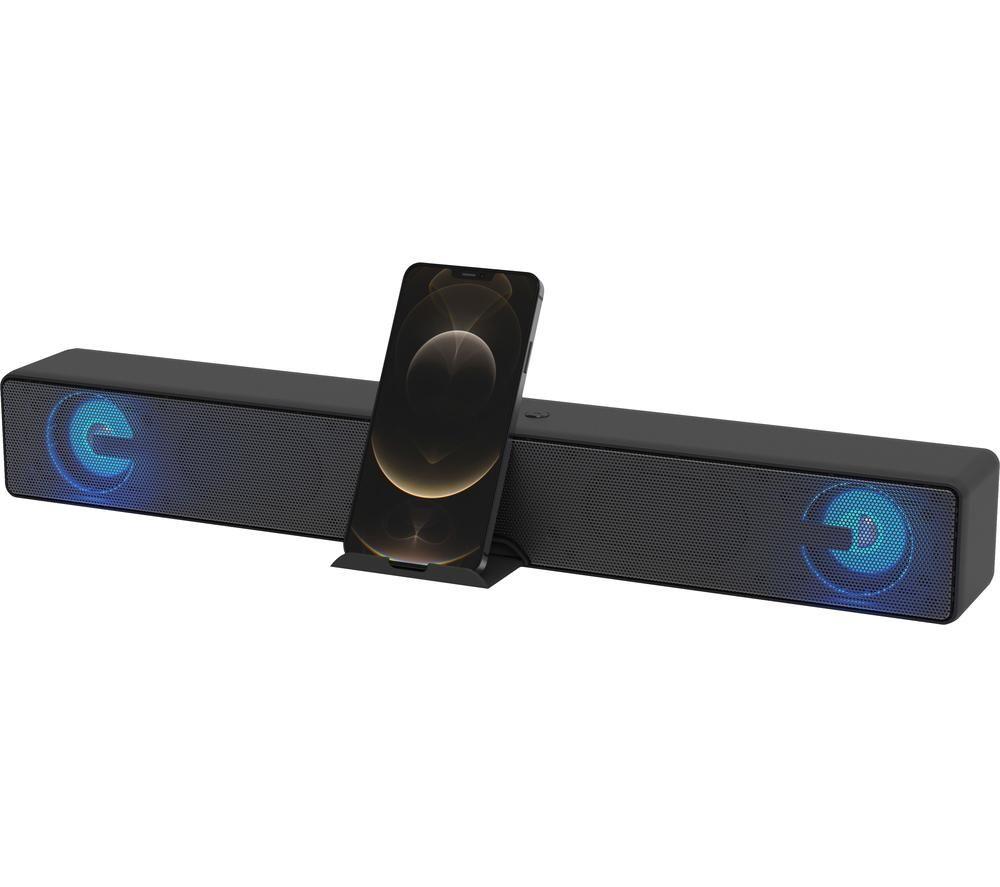 GROOV-E GV-SB01-BK 2.0 Portable Bluetooth Sound Bar - Black
