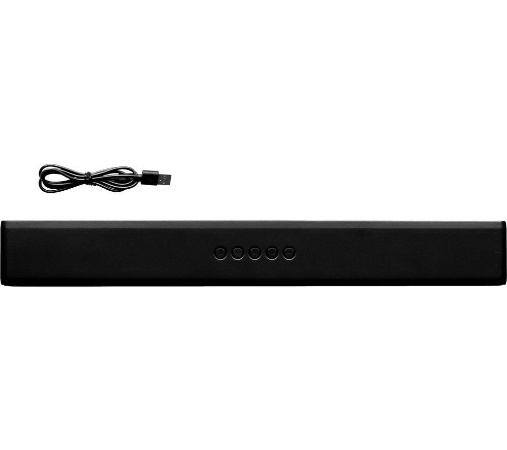 GROOV-E GV-SB01-BK 2.0 Portable Bluetooth Sound Bar - Black