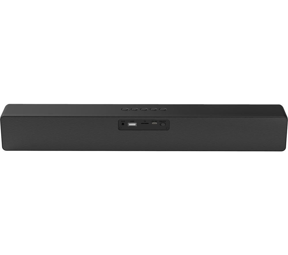 GROOV-E GV-SB01-BK 2.0 Portable Bluetooth Sound Bar - Black