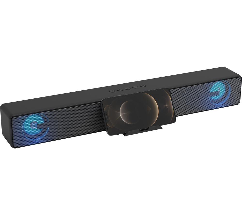 GROOV-E GV-SB01-BK Barra de sonido Bluetooth portátil 2.0 - Negra