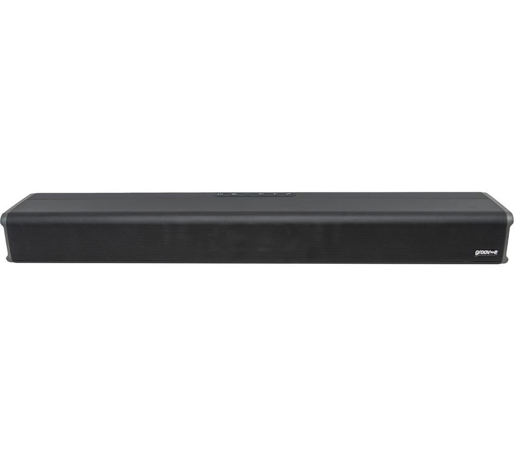 GROOV-E GV-SB04-BK Barra de Sonido Portátil Bluetooth Todo en Uno 2.2 - Negro
