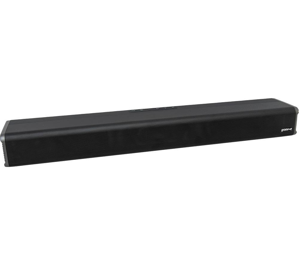 GROOV-E GV-SB04-BK Barra de Sonido Portátil Bluetooth Todo en Uno 2.2 - Negro