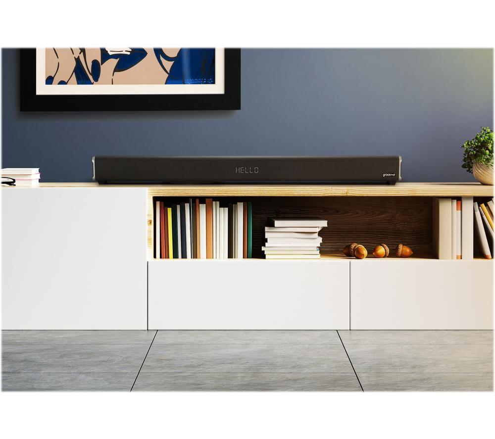 GROOV-E GV-SB05-BK 2.1 Portable Bluetooth All-in-One Sound Bar - Black