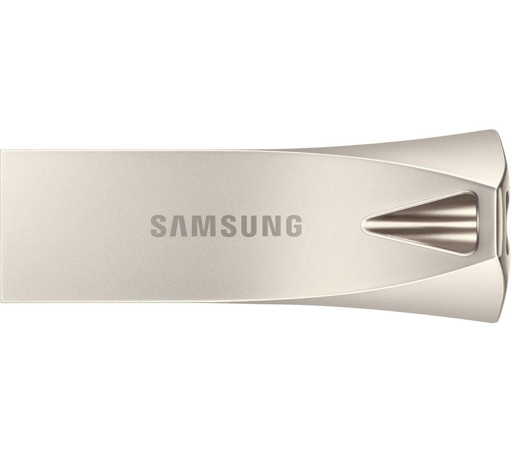 SAMSUNG Bar Plus USB 3.1 Memory Stick - 256 GB, Champagne Silver