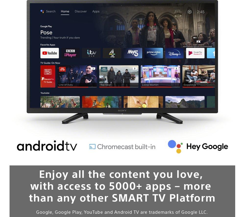 SONY BRAVIA W800 TV LED HD Ready HDR de 32" y 720p Smart TV - KD32W800P1U