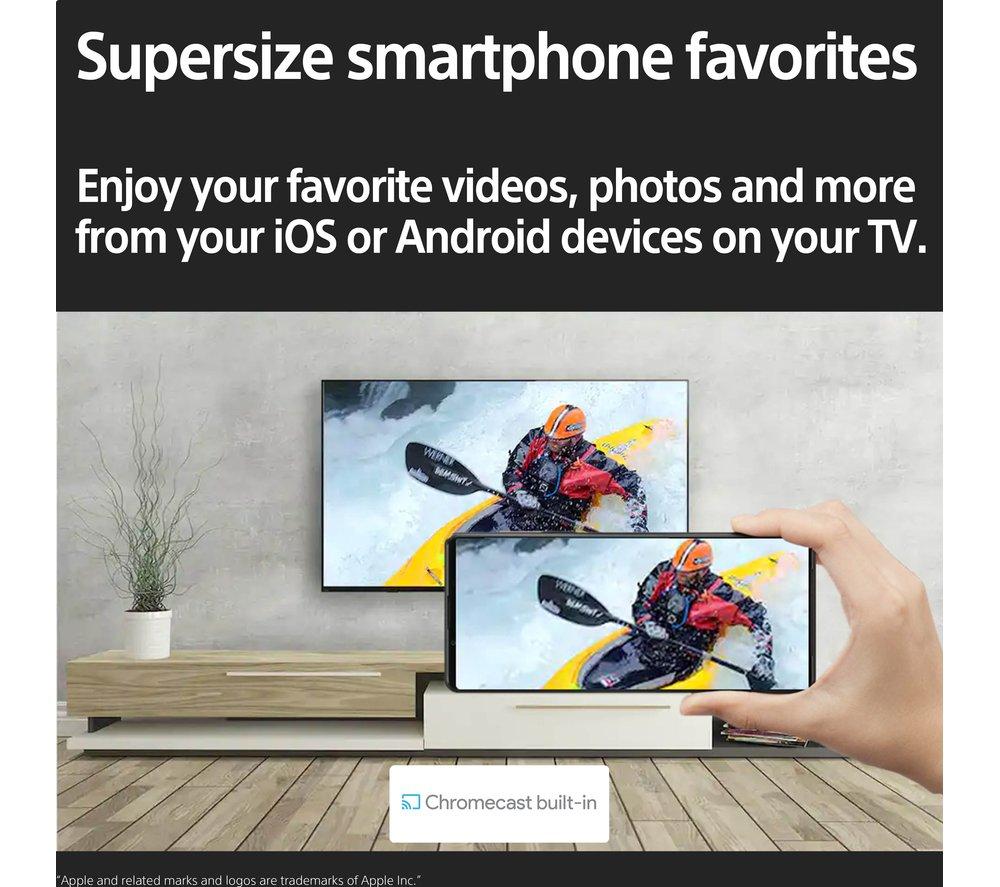 SONY BRAVIA W800 TV LED HD Ready HDR de 32" y 720p Smart TV - KD32W800P1U