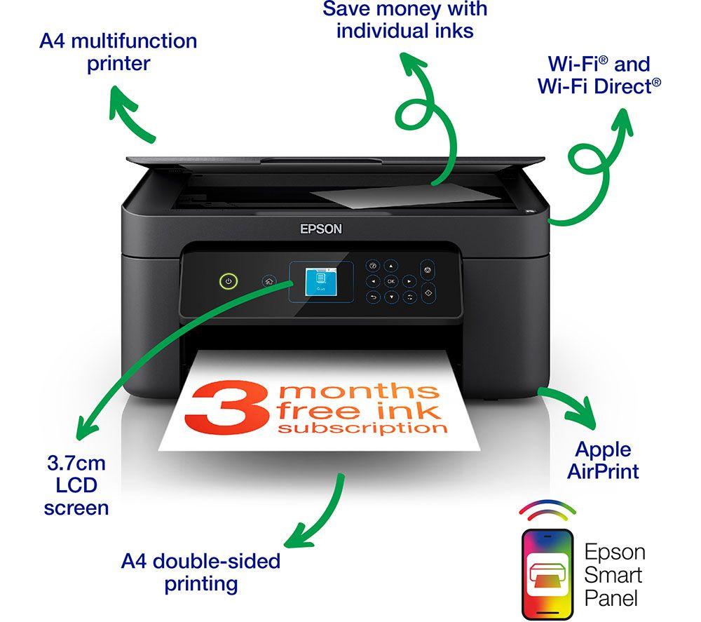 Impresora de inyección de tinta inalámbrica todo en uno EPSON Expression Home XP-3205 con ReadyPrint
