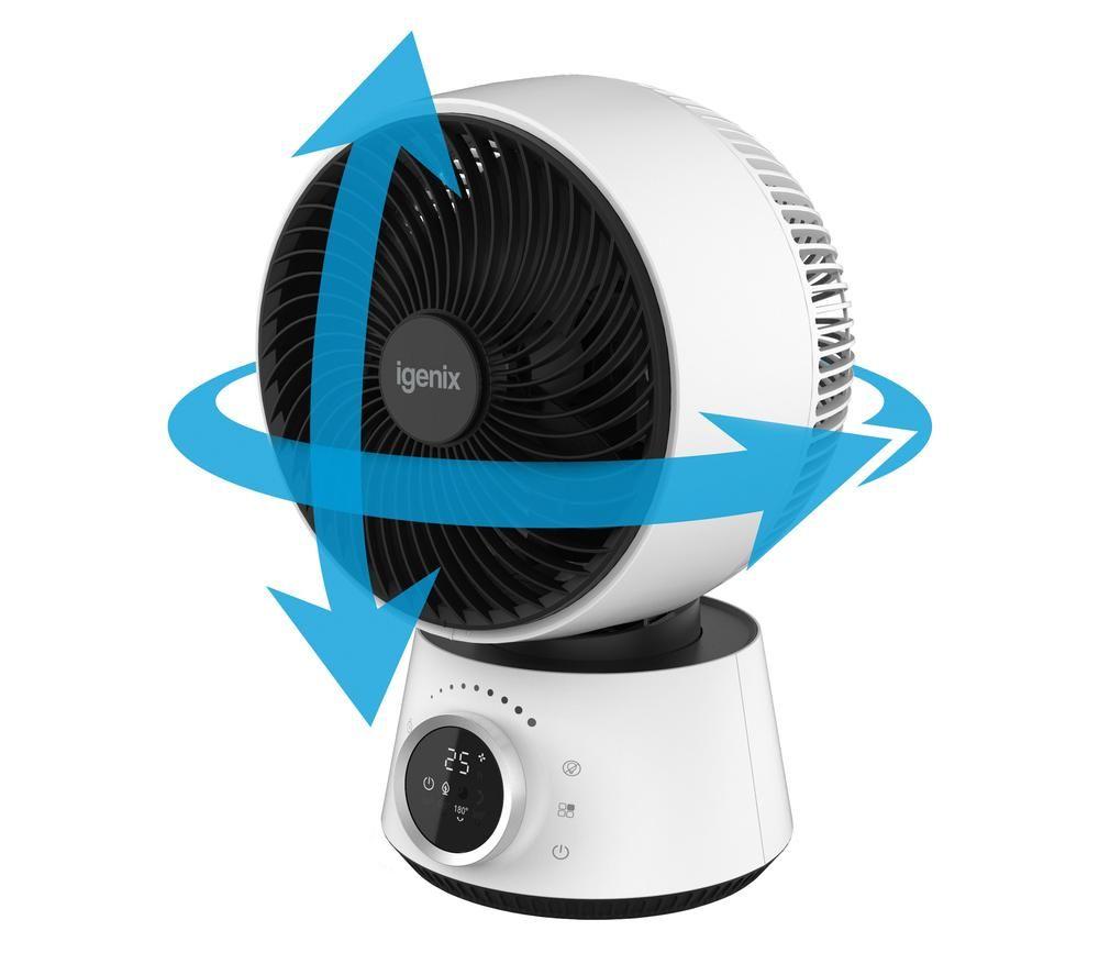 IGENIX IGFD4009W Portable Turbo Fan - White