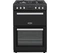 MONTPELLIER MMRDF60FK 60 cm Dual Fuel Cooker - Black & Silver