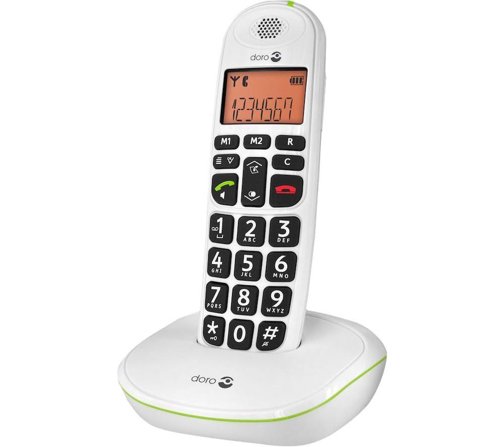 DORO PhoneEasy 100w Cordless Phone - White