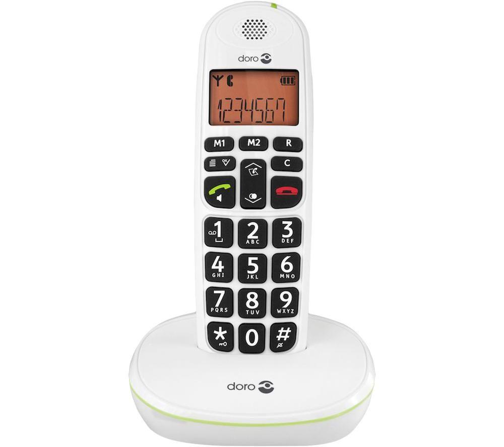 DORO PhoneEasy 100w Cordless Phone - White