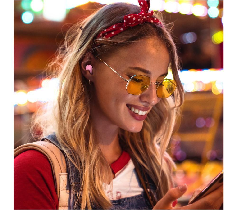 MAJORITY Tru Bio Wireless Bluetooth Earbuds - Pink