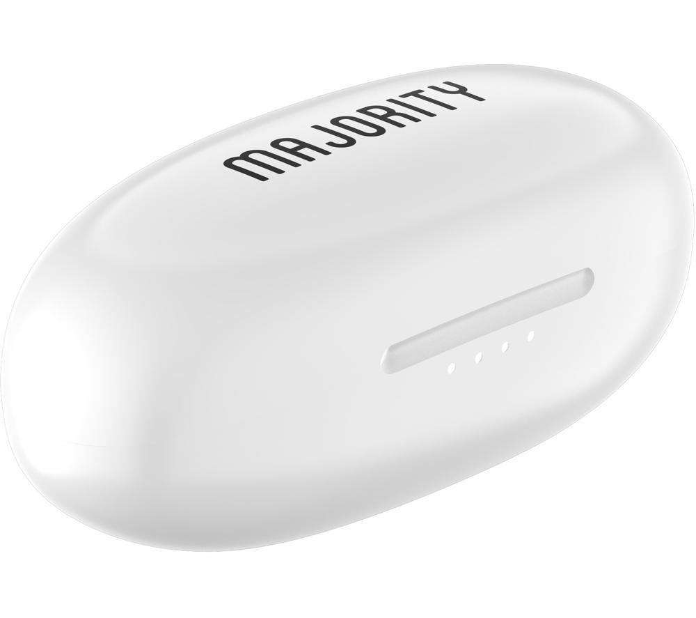 MAJORITY Tru Bio Wireless Bluetooth Earbuds - White
