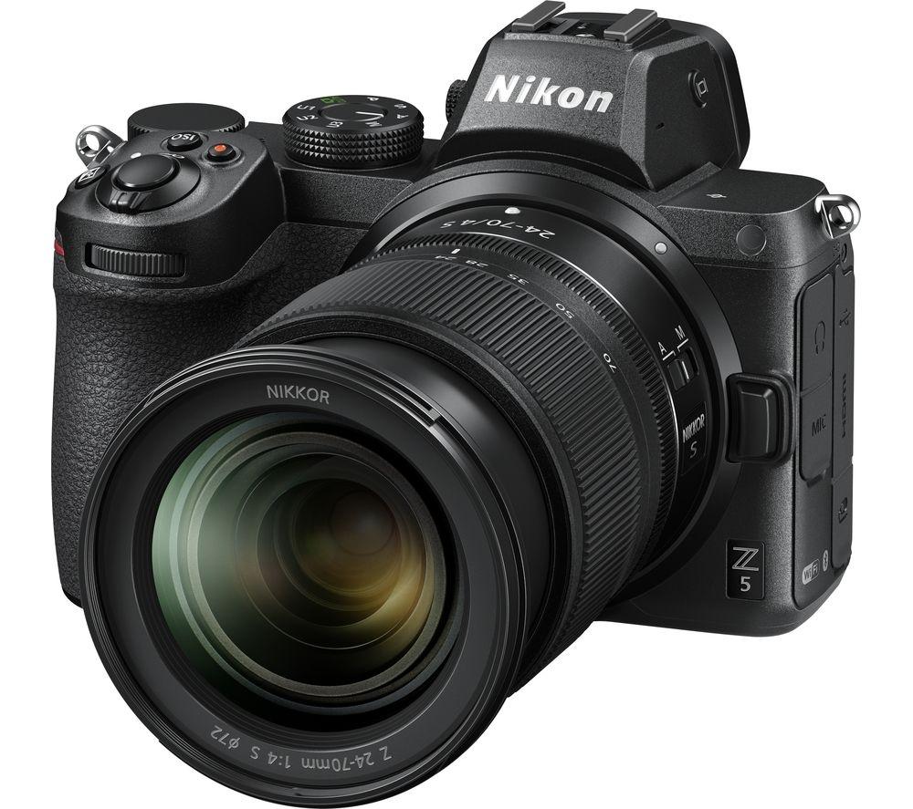 NIKON Z 5 Mirrorless Camera with NIKKOR Z 24-70 mm f/4 S Lens