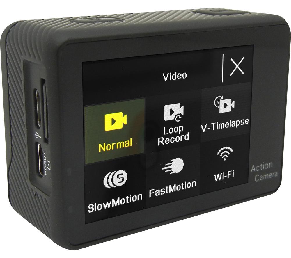EASYPIX GoXtreme Vision DUO 4K Ultra HD Action Camera - Black