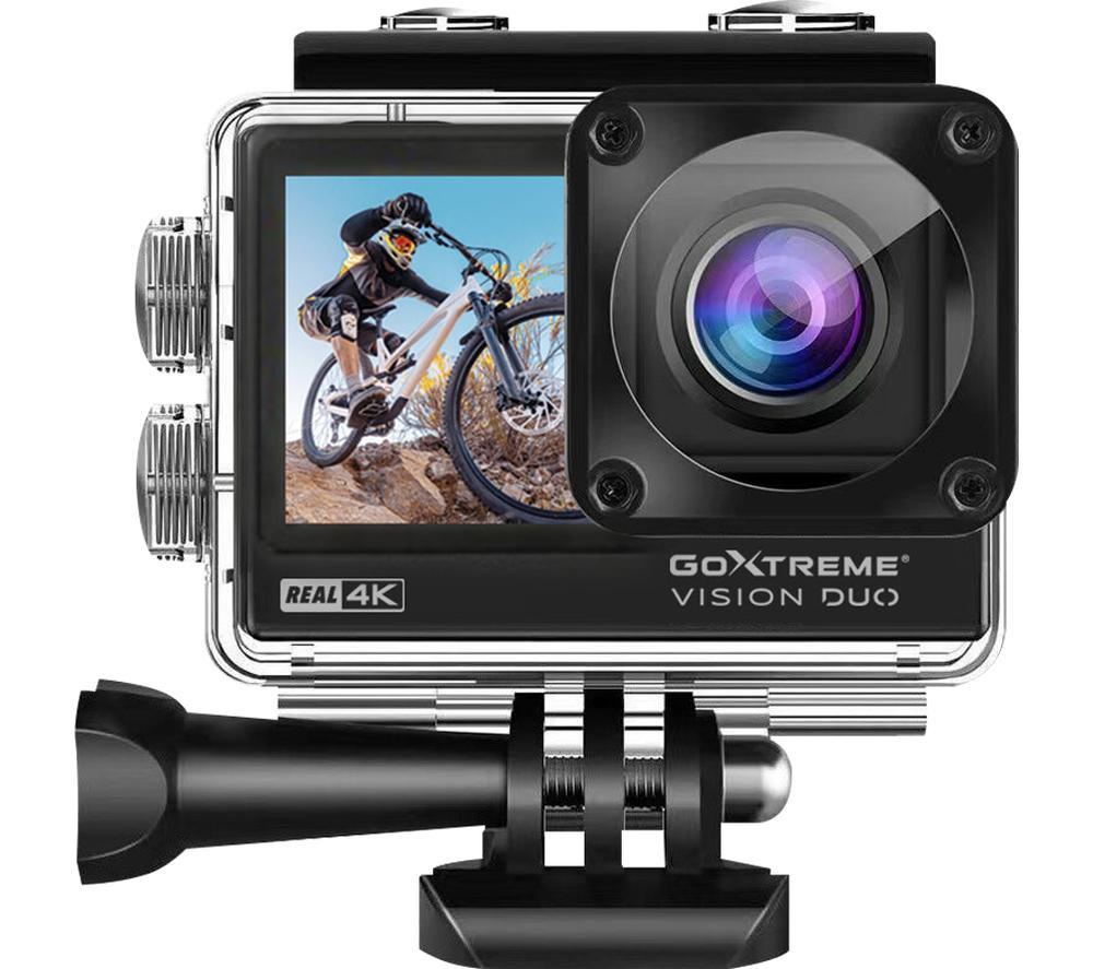 EASYPIX GoXtreme Vision DUO 4K Ultra HD Action Camera - Black
