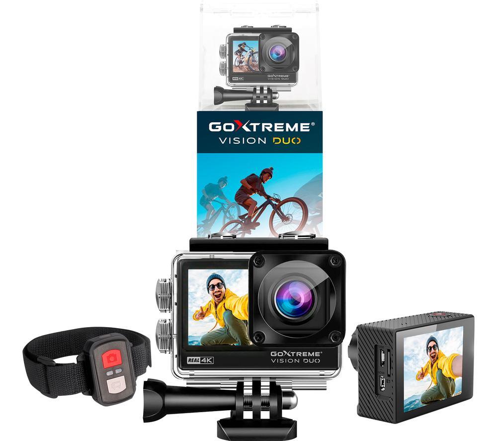 EASYPIX GoXtreme Vision DUO 4K Ultra HD Action Camera - Black