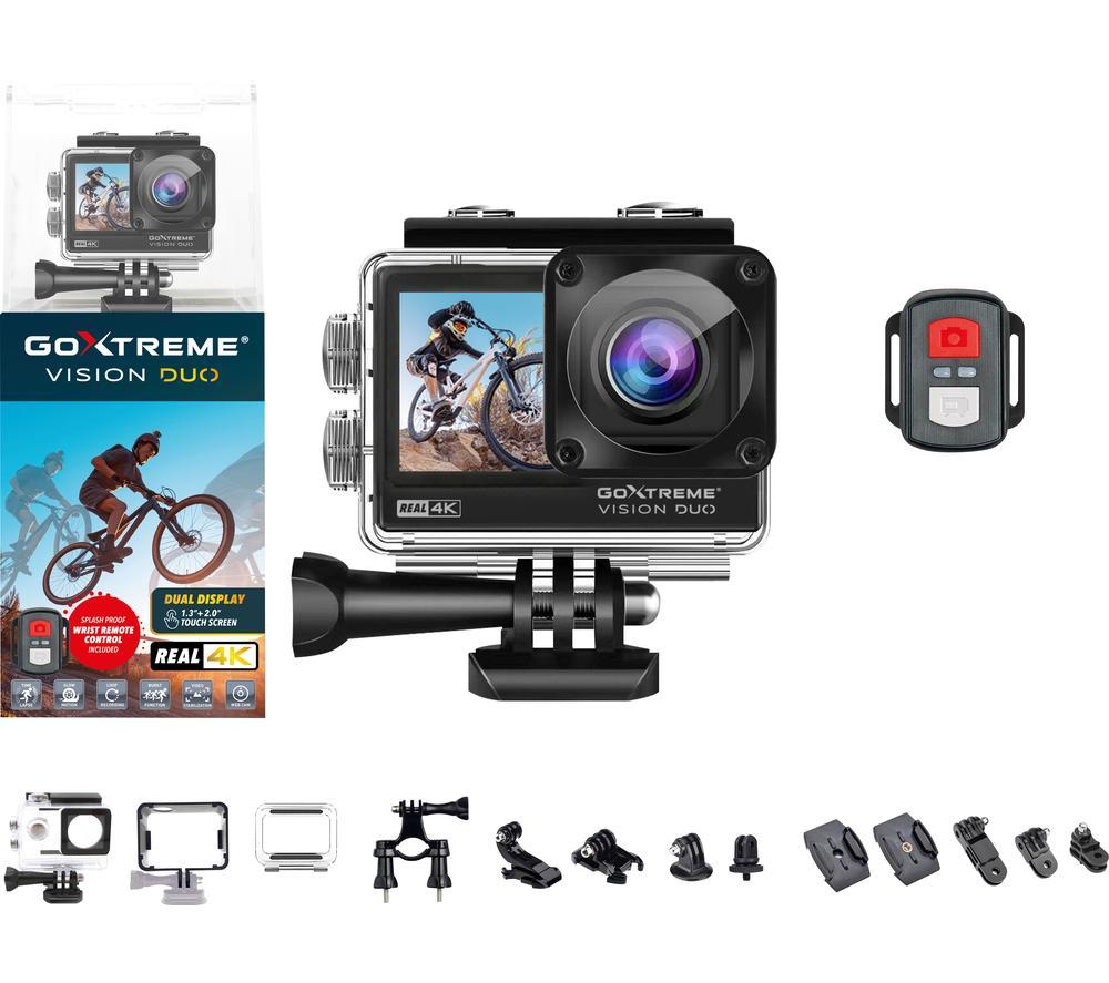 EASYPIX GoXtreme Vision DUO 4K Ultra HD Action Camera - Black