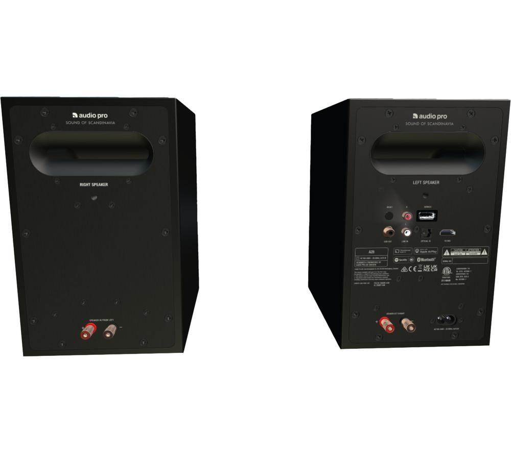 AUDIO PRO A28 Wireless Multi-room Speakers - Black