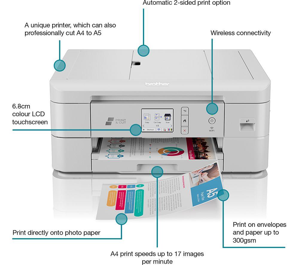 Impresora de inyección de tinta inalámbrica todo en uno BROTHER DCP-J1800DW