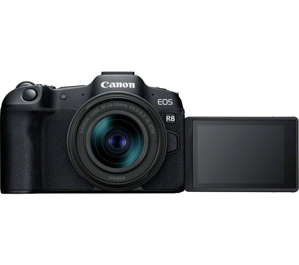CANON EOS R8 Mirrorless Camera with RF 24-50mm f/4.5-6.3 IS STM Lens