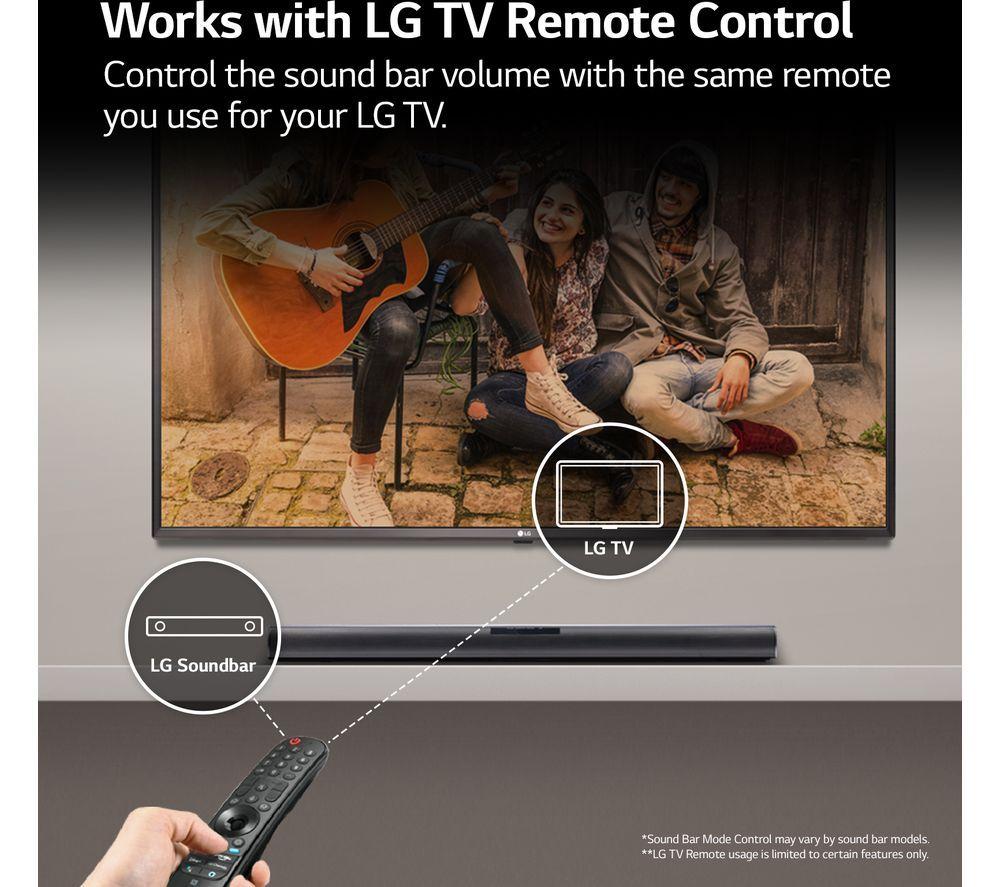 LG SQC1 2.1 Wireless Compact Sound Bar