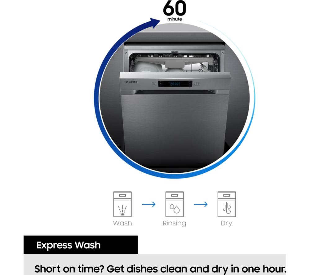 SAMSUNG DW60BG830I00EU Full-size Fully Integrated WiFi-enabled Dishwasher