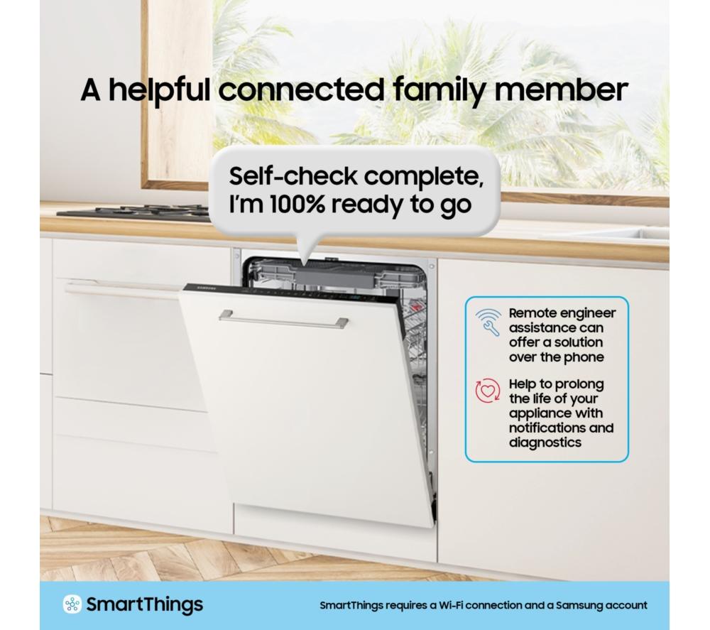 SAMSUNG DW60BG830I00EU Full-size Fully Integrated WiFi-enabled Dishwasher