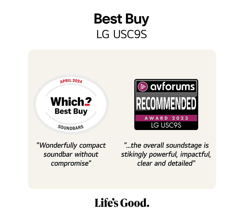 LG USC9S 3.1.3 Wireless Sound Bar with Dolby Atmos