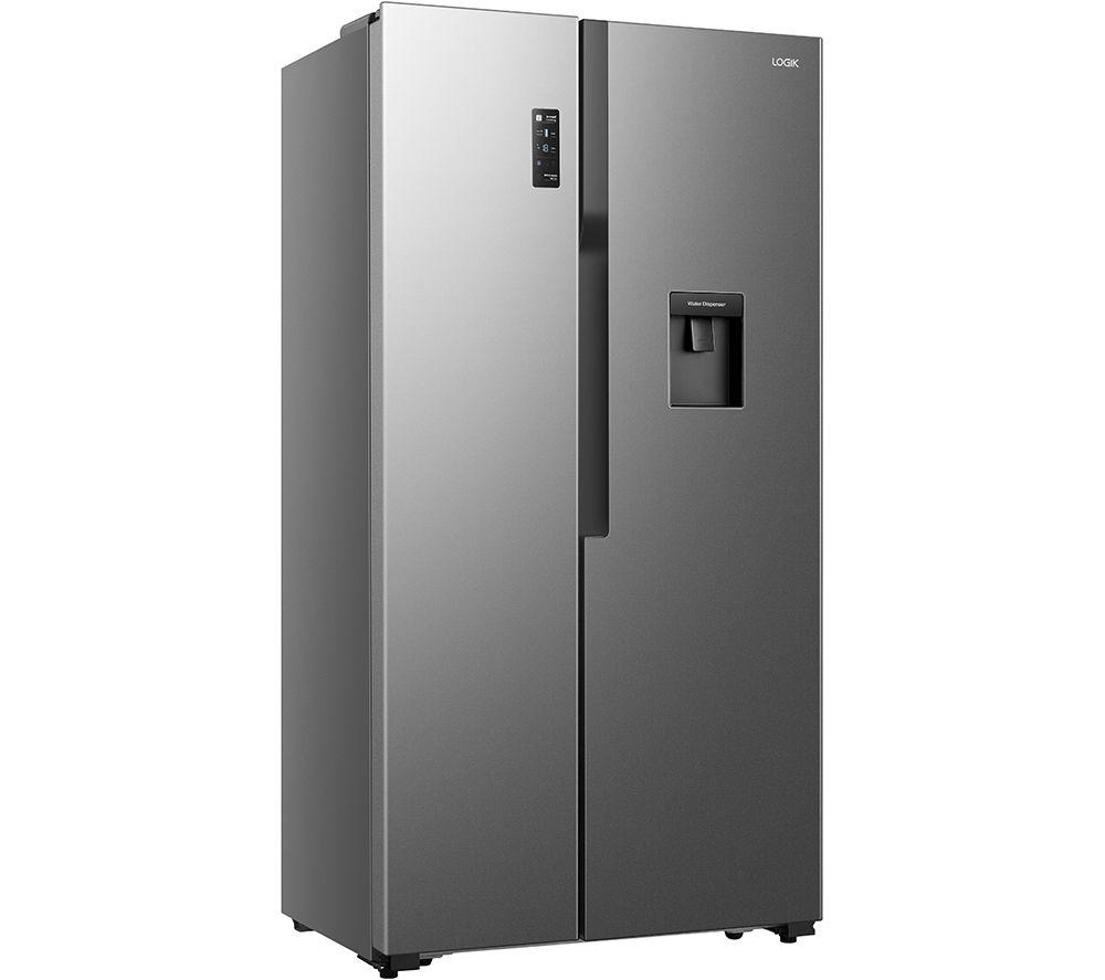 LOGIK LSBSDX23 American-Style Fridge Freezer - Inox