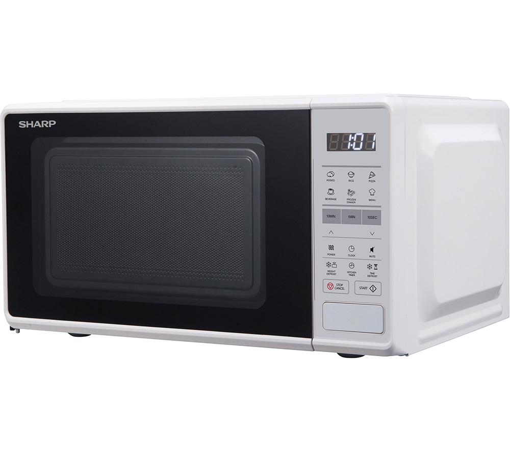 SHARP RS172TW Compact Solo Microwave - White