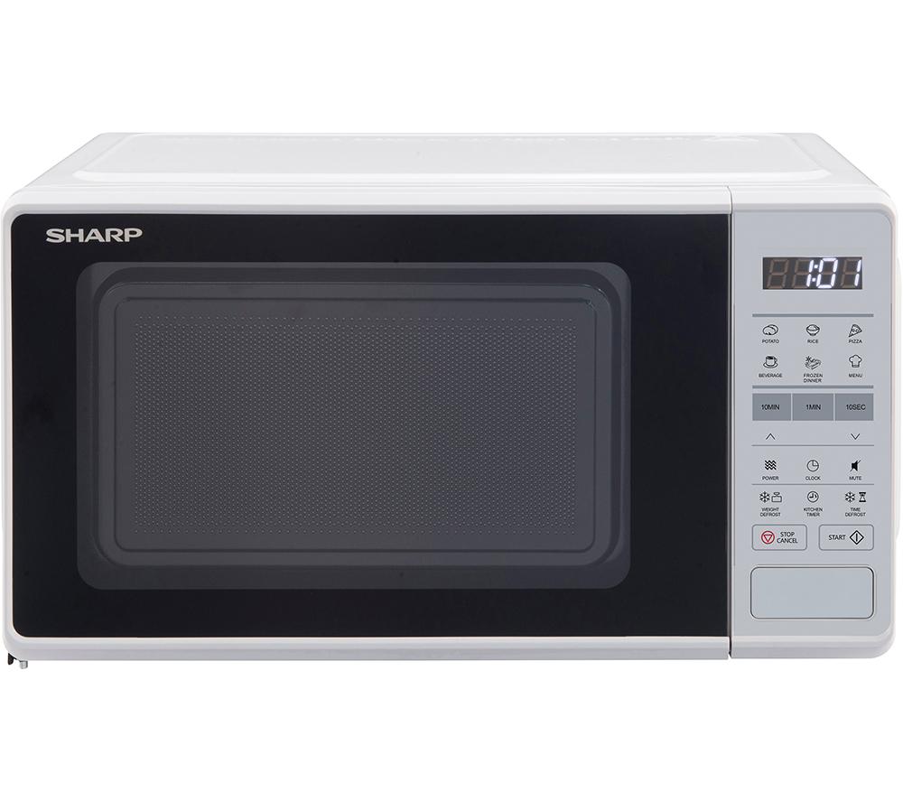 SHARP RS172TW Compact Solo Microwave - White