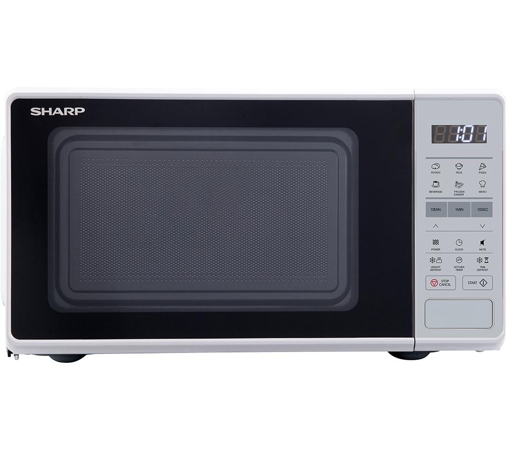 SHARP RS172TW Compact Solo Microwave - White