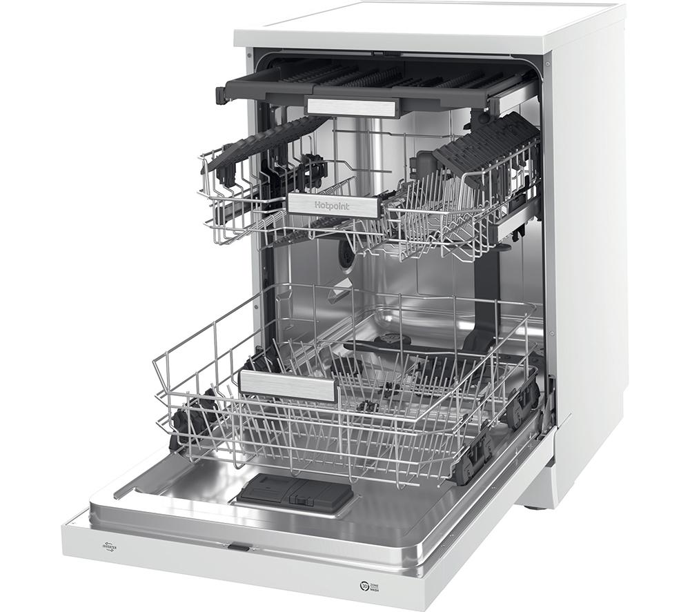 Lavavajillas de tamaño completo HOTPOINT Maxi Space H7F HS41 UK - Blanco