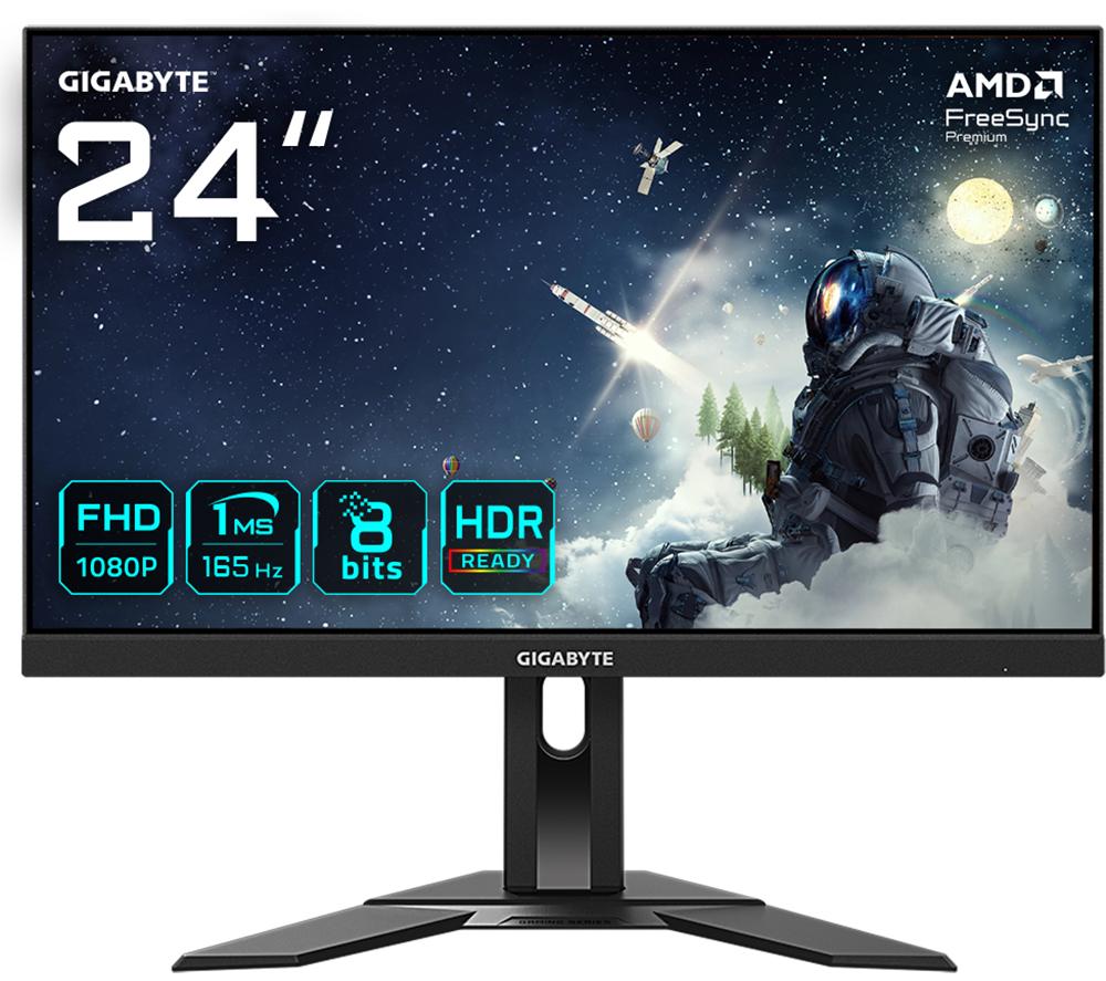 GIGABYTE G24F2 Full HD 24" IPS LCD Gaming Monitor - Black