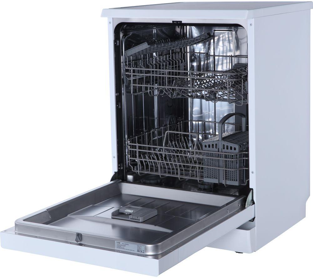 Lavavajillas de tamaño estándar LOGIK LDW60W23 - Blanco