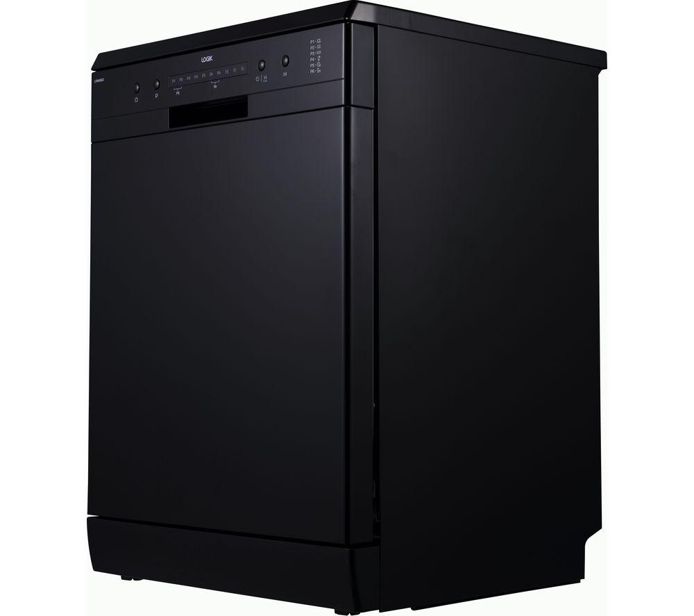 LOGIK LDW60B23 Lavavajillas de tamaño completo - Negro