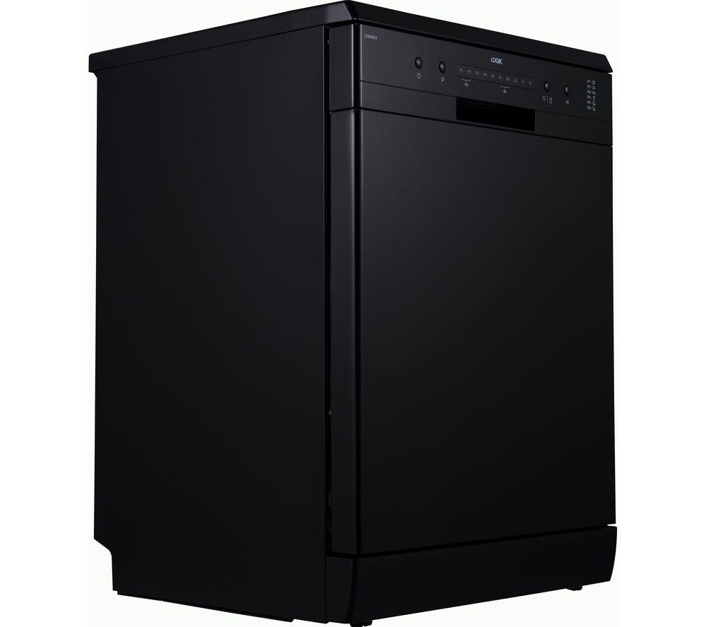 LOGIK LDW60B23 Lavavajillas de tamaño completo - Negro