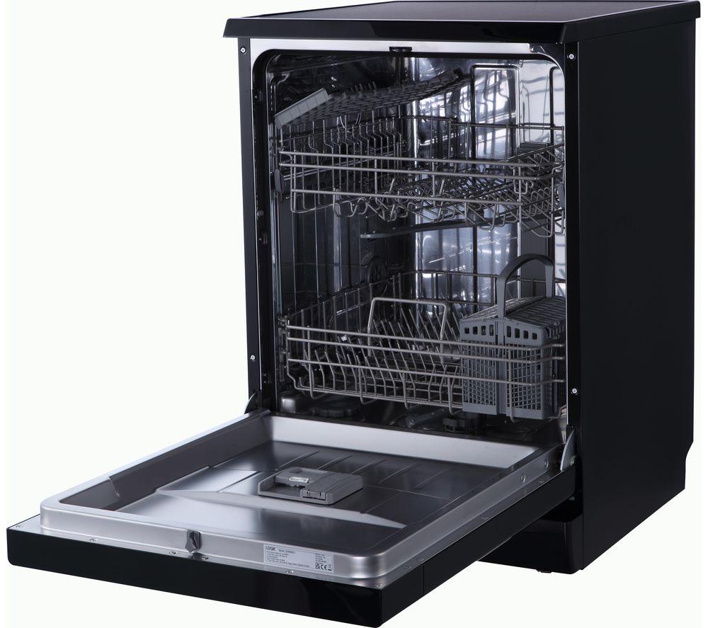 LOGIK LDW60B23 Lavavajillas de tamaño completo - Negro