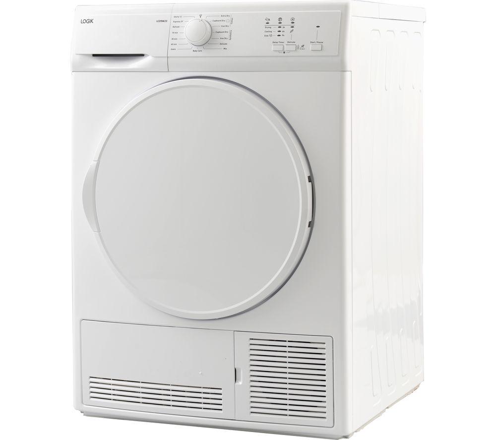 Secadora de condensación LOGIK LCD9W23 de 9 kg - Blanca