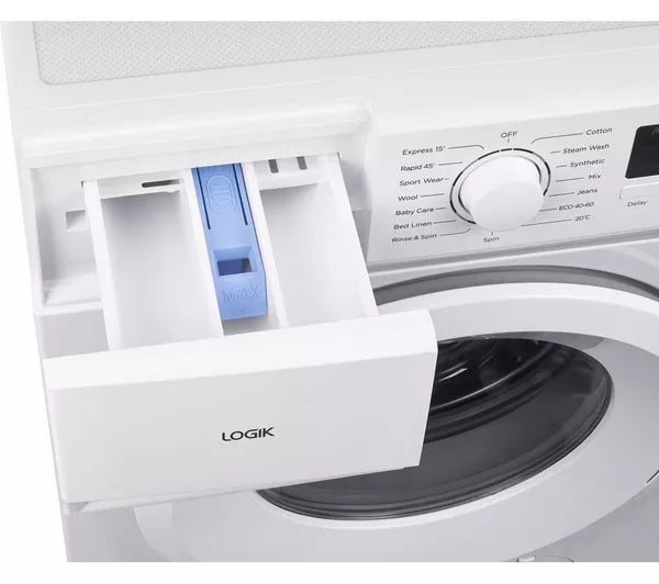 LOGIK L712WM23 7 kg 1200 Spin Washing Machine - White