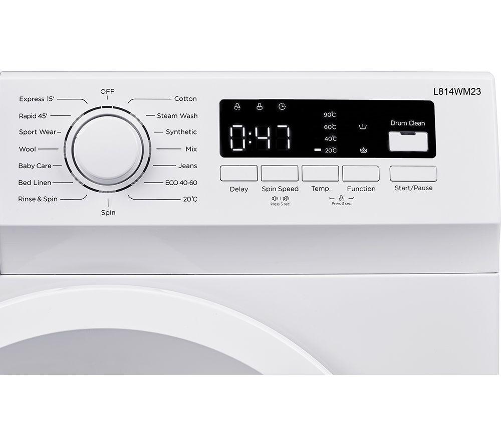 LOGIK L814WM23 8 kg 1400 Spin Washing Machine - White