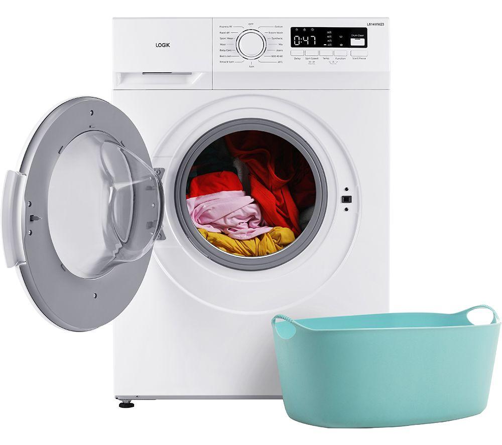 LOGIK L814WM23 8 kg 1400 Spin Washing Machine - White