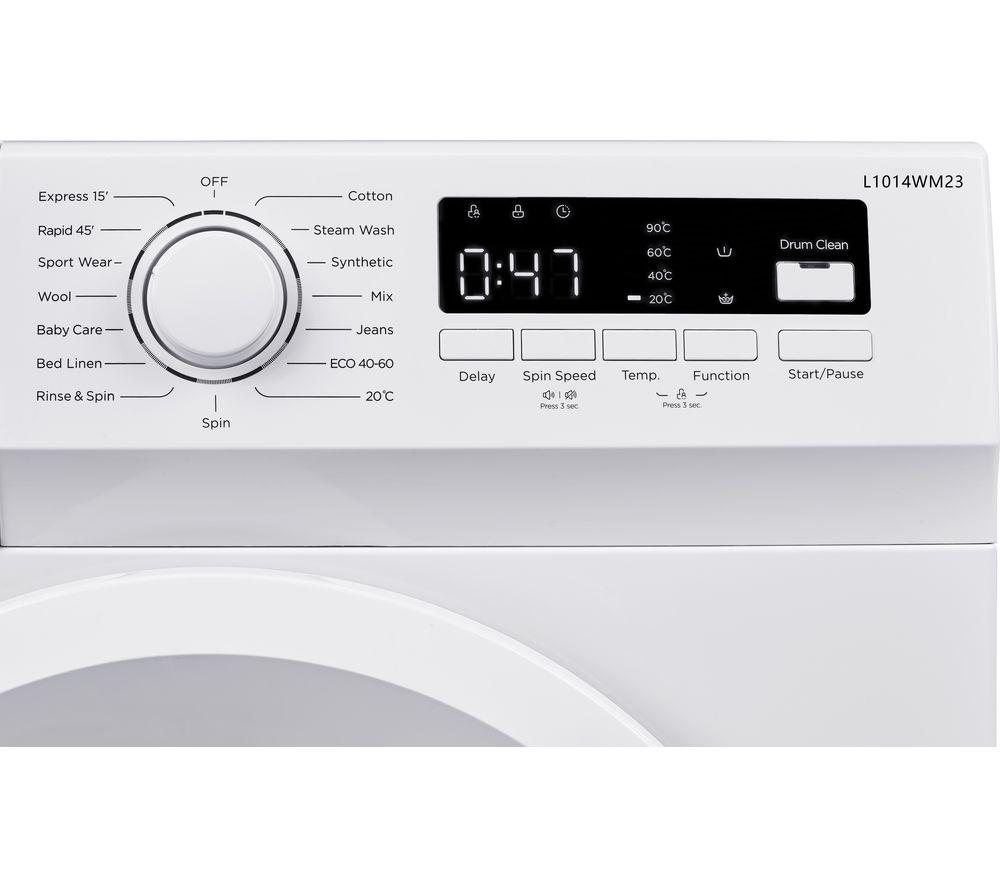 Lavadora LOGIK L1014WM23 de 10 kg y 1400 rpm - Blanca