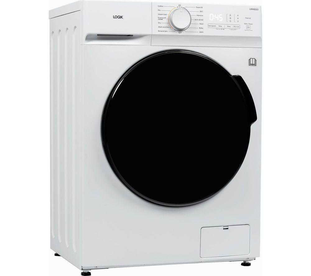 LOGIK L8W6D23 Lavadora-secadora de 8 kg - Blanca